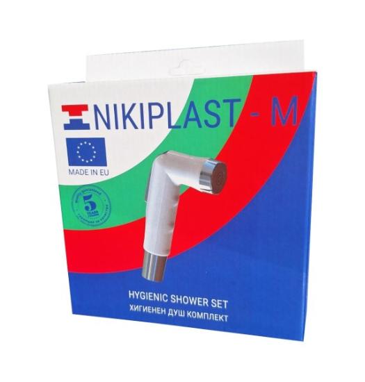 Prekės „Komplektas dušo higieninis chromas G1/2" 01801 Nikiplast“ paveikslėlis