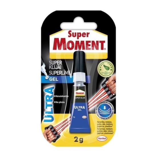 Prekės „Universalūs klijai Super Moment Gel 2 g.“ paveikslėlis