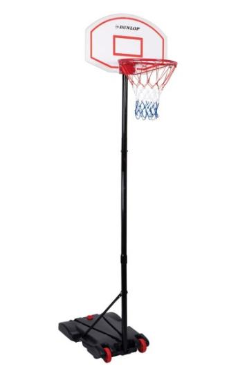 Prekės „Stovas krepšinio su lenta ir lanku 165-205cm Dunlop“ paveikslėlis