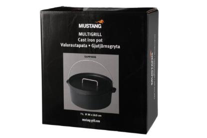 Prekės „Katiliukas ketaus 7l Multigrill Mustang“ paveikslėlis