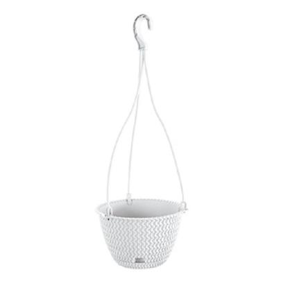 Prekės „Vazonas pakabinamas 23cm baltas DSPW230 Prosperplast“ paveikslėlis