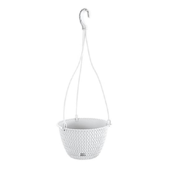 Prekės „Vazonas pakabinamas 23cm baltas DSPW230 Prosperplast“ paveikslėlis