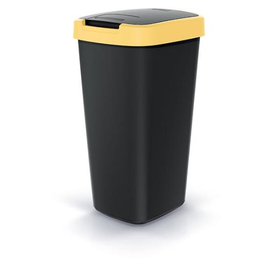 Prekės „Dėžė šiukšlių 25l geltona/juoda Compacta Q Keden“ paveikslėlis