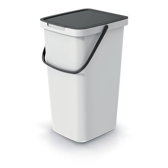 Prekės „Dėžės šiukšlių 25l pilka/juoda Systema Q Keden“ paveikslėlis