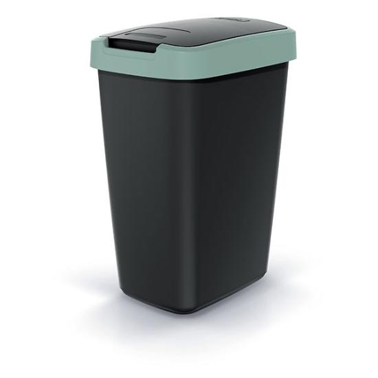 Prekės „Dėžė šiukšlių 12l žalia/juoda Compacta Q Keden“ paveikslėlis