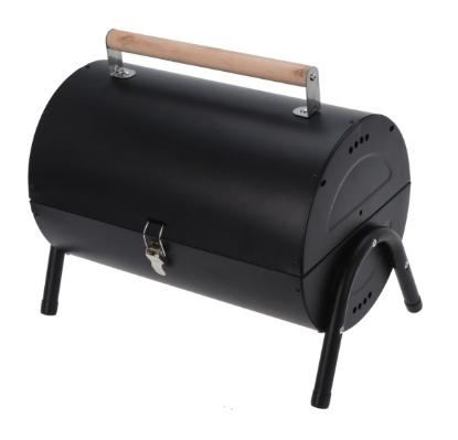 Prekės „Kepsninė  BBQ cilindro formos  juoda“ paveikslėlis