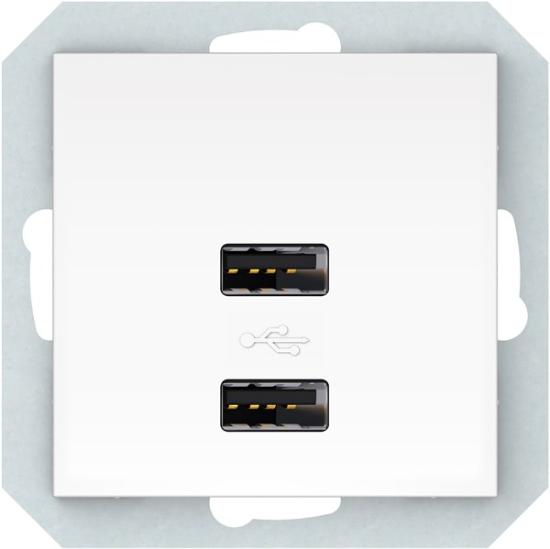 Prekės „Lizdas USB maitinimo 2 vietų QR1000B“ paveikslėlis