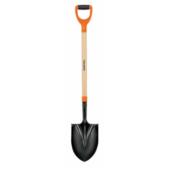 Prekės „Kastuvas smailus D formos rankena 120cmx24cm Truper“ paveikslėlis