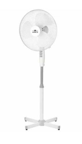 Prekės „Ventiliatorius pastatomas 35W 40cm baltas Lentz“ paveikslėlis