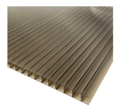 Prekės „Polikarbonatas PC DUAL 1050x2000x6 bronza“ paveikslėlis