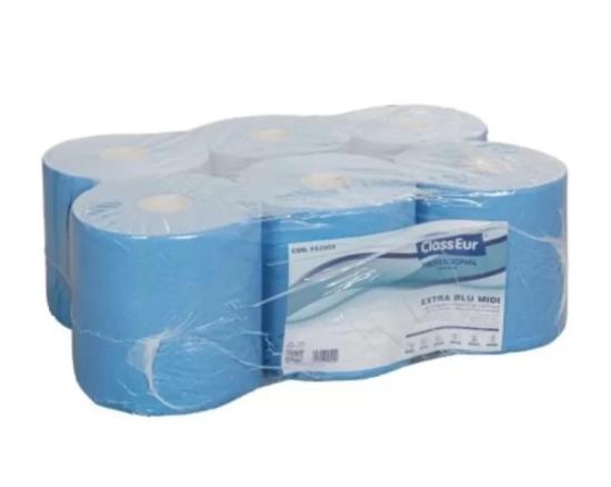 Prekės „Rankšluostis popierinis 2sl/450lap Extra Blue Midi“ paveikslėlis