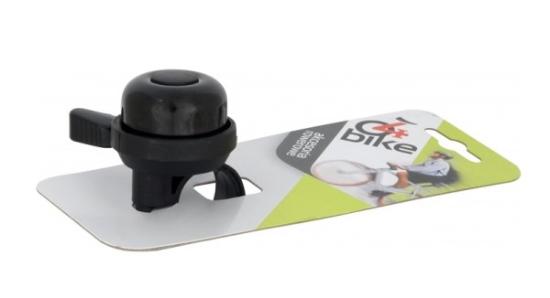 Prekės „Varpelis dviračiui juodas mini 4Bike“ paveikslėlis