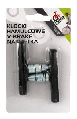 Prekės „Kaladėlės dviračio stabdžiams 70 mm V-Brake 2 vnt 4Bike“ paveikslėlis