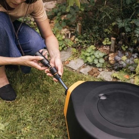 Prekės „Ritė + laistymo žarna ½" 25m XL Q3 Fiskars“ paveikslėlis