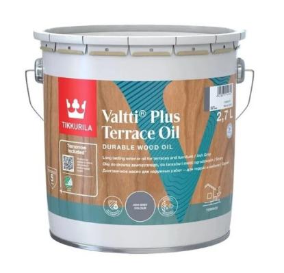 Prekės „Impregnantas Tikkurila Valtti PlusTerrace Oil Ash Grey YD 2,7 l“ paveikslėlis
