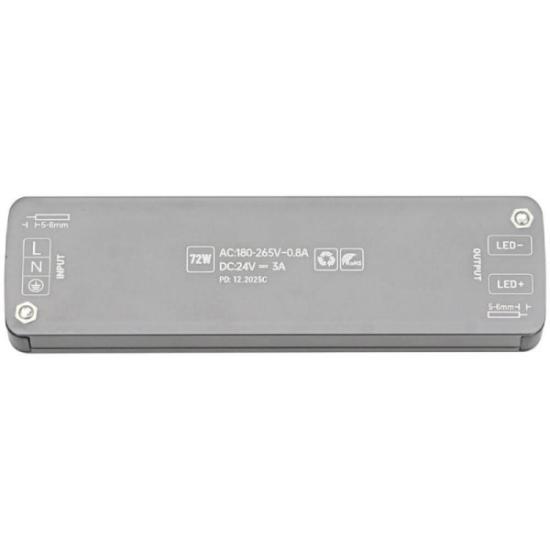 Prekės „Šaltinis maitinimo LED 72W 24V Nano-S Optonica“ paveikslėlis