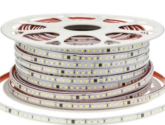 Prekės „Juosta LED 220V 120SMD/m 9W/m 3000K Optonica“ paveikslėlis