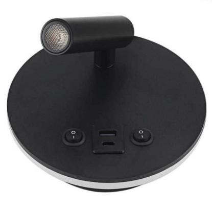 Prekės „Šviestuvas LED 8W WL8-A6 3000K juodas“ paveikslėlis
