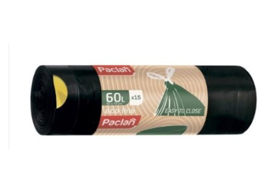Prekės „Maišai šiukšlėms Paclan ECOline 60Lx15 vnt.užrišami“ paveikslėlis