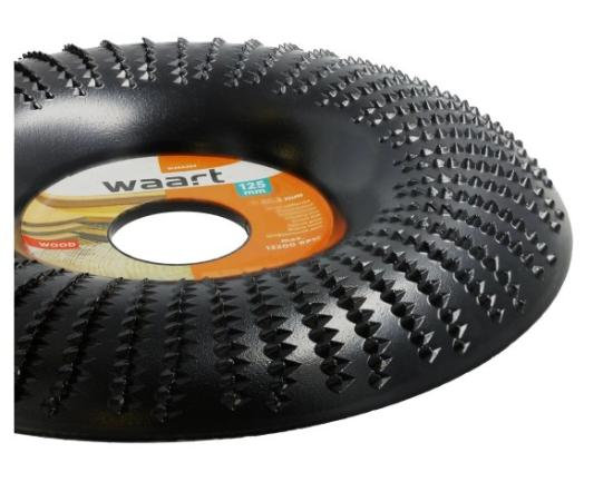 Prekės „Diskas šlifavimui medžio125x22,2 mm gaubtas Waart“ paveikslėlis