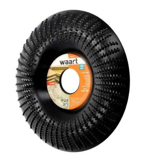 Prekės „Diskas šlifavimui medžio125x22,2 mm gaubtas Waart“ paveikslėlis
