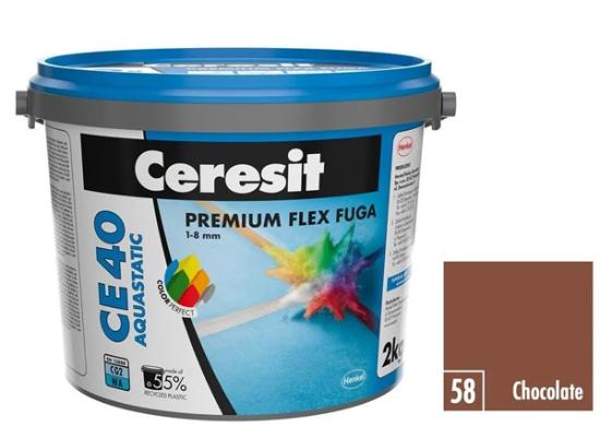 Prekės „CERESIT CE 40-58, 2 kg, CHOCOLATE, t. rudas glaistas 0-8mm“ paveikslėlis