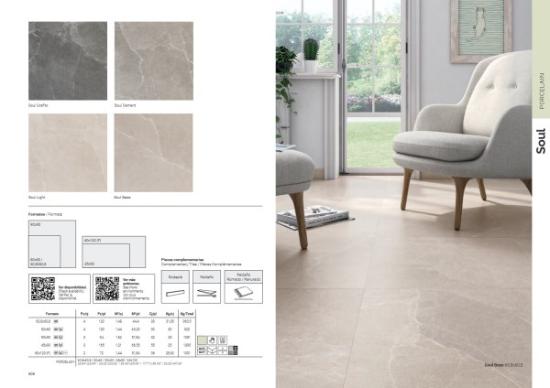 Prekės „Plytelės akmens masės Soul Cement 60x60cm Prissmacer Ceramica“ paveikslėlis