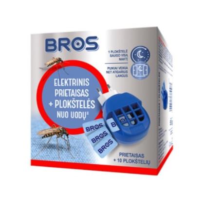 Prekės „Elektrinis fumigatorius nuo uodų +10 plokštelių“ paveikslėlis