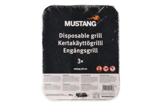 Prekės „Kepsninė vienkartinė 22x27x13,5cm 3vnt Mustang“ paveikslėlis