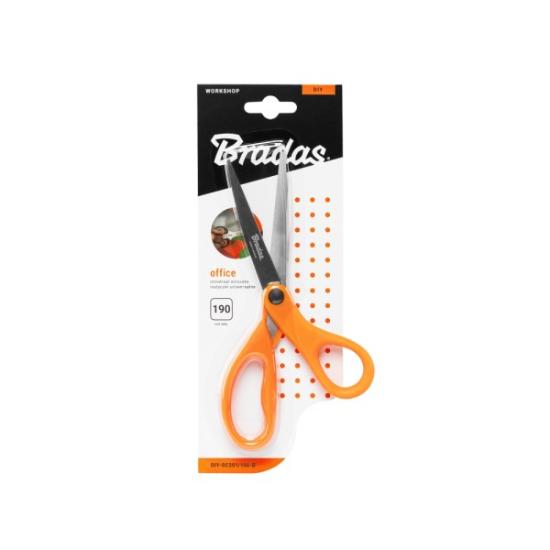 Prekės „Žirklės universalios 190 mm Office Bradas“ paveikslėlis