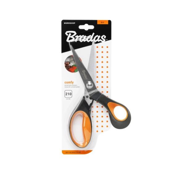 Prekės „Žirklės universalios 209 mm Comfy Bradas“ paveikslėlis