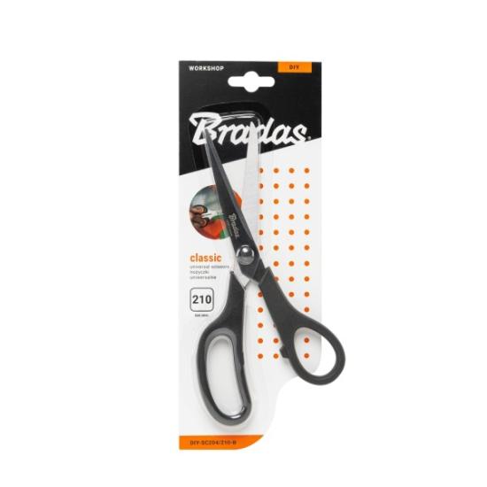 Prekės „Žirklės universalios 210 mm Classic Bradas“ paveikslėlis