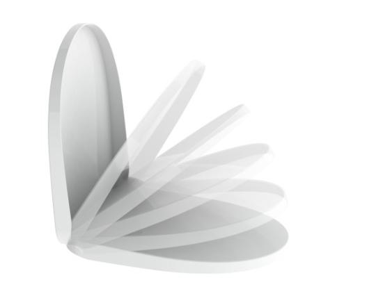 Prekės „Dangtis klozeto Iris soft/close baltas Nikiplast“ paveikslėlis