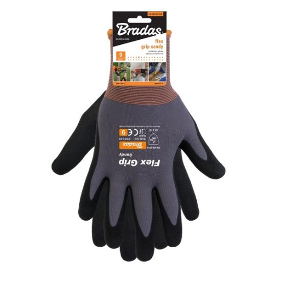Prekės „Pirštinės dengtos nitrilu Flex Grip Sandy 9 Bradas“ paveikslėlis