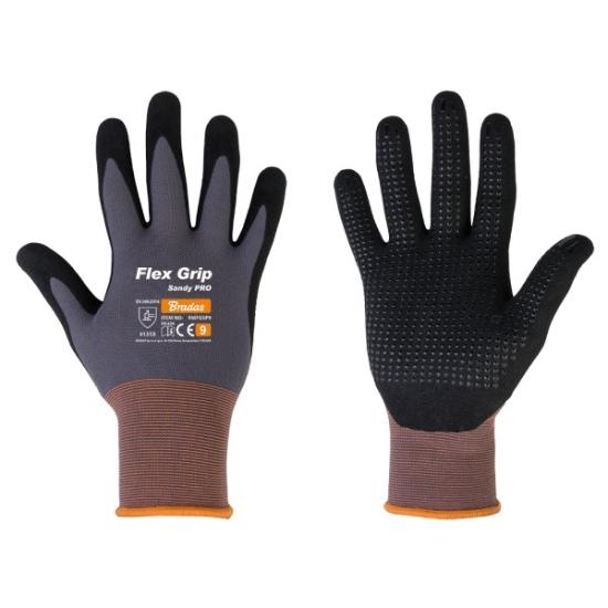 Prekės „Pirštinės dengtos nitrilu Flex Grip Sandy Pro 10 Bradas“ paveikslėlis