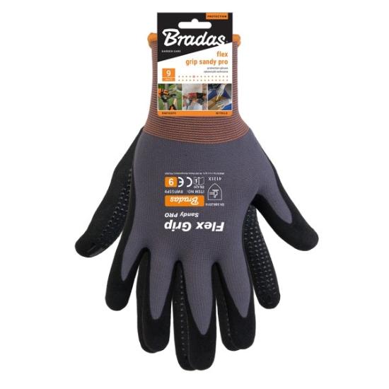Prekės „Pirštinės dengtos nitrilu Flex Grip Sandy Pro 10 Bradas“ paveikslėlis