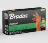 Prekės „Pirštinės nitrilo oranžinės Diamond 7 dydžio 50 vnt Bradas“ paveikslėlis