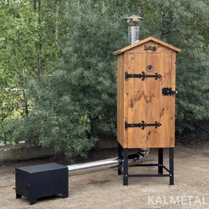 Prekės „Rūkykla medinė 225L Kalwood Classic Kalmetal KWCL225“ paveikslėlis