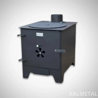 Prekės „Krosnelė Buržuika 6kW su rinkėmis Kalmetal BUR6RST“ paveikslėlis