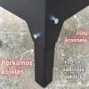 Prekės „Krosnelė plieninė 8kW su šamotu ir rinkėmis Buržuika KALMETAL“ paveikslėlis