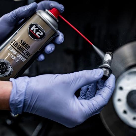 Prekės „Tepalas keramikinis aerozolinis 400 ml Ceramic Grease K2“ paveikslėlis