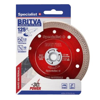 Prekės „SPECIALIST+ deim. diskas BRITVA, 125x1.2x22 mm“ paveikslėlis