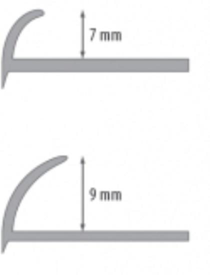 Prekės „Kantelis plytelių apdailai(išorinis)L/Z/9MM/2.5M JUODAS-113“ paveikslėlis