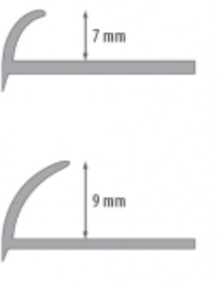Prekės „Kantelis plytelių apdailai(išorinis)L/Z/7MM/2.5M KARAMELINE-107“ paveikslėlis