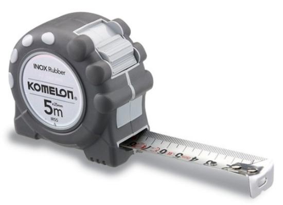 Prekės „Ruletė INOX RUBBER 5 m x 2 5mm“ paveikslėlis