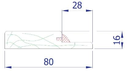 Prekės „SLENKSTIS  PUŠINIS 16*1030 (Budmaister)“ paveikslėlis