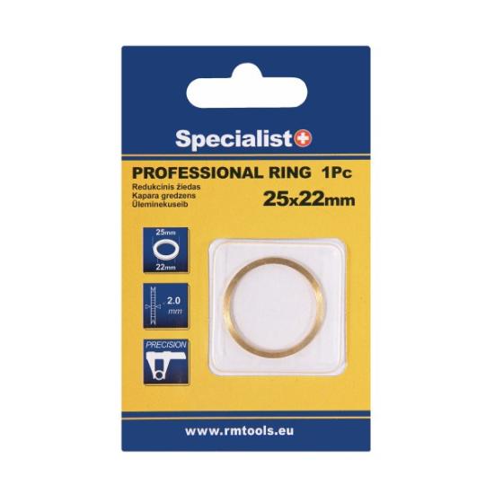 Prekės „SPECIALIST+ redukcinis žiedas PRO, 25.4x22.2x2 mm“ paveikslėlis