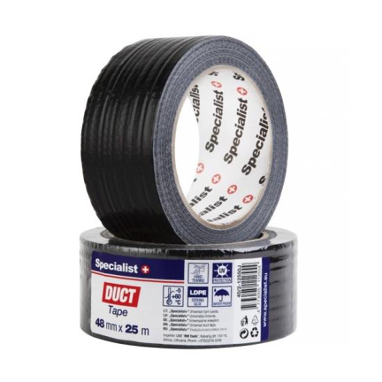 Prekės „Univ. lipni juosta 48 mm x 25 m, juoda“ paveikslėlis