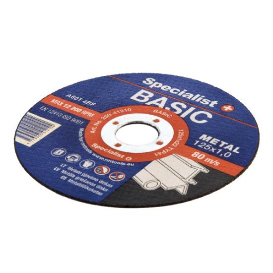 Prekės „Met.pj. diskas BASIC 125x1x22 mm“ paveikslėlis