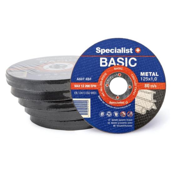 Prekės „Met.pj. diskas BASIC 125x1x22 mm“ paveikslėlis